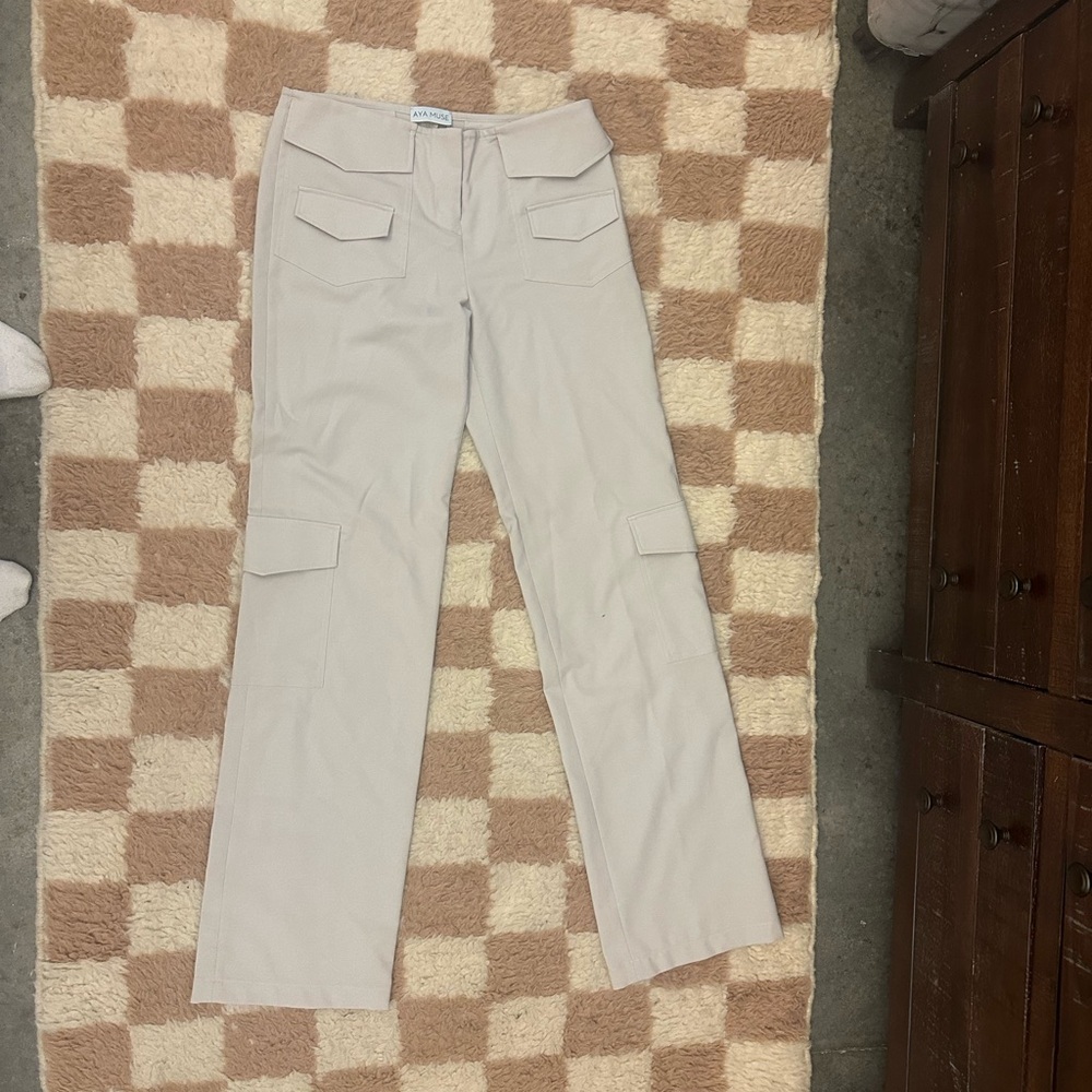 Aya Muse Light Tan Trousers